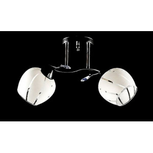 Люстра с плафонами  L6005/2 (BLK+SV) Splendid-Ray
260680