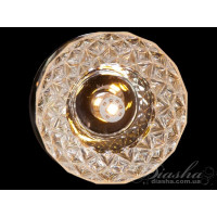 Стильний кришталевий точковий світильник, хром Diasha A3551/CH