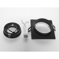 Універсальний, витончений точковий світильник серія "Аluminium", чорний Diasha QXL-1758-S-BK