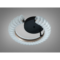 Стельова люстра LED Diasha шампань 38W пульт Diasha 2509/400CG
