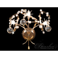 Акційна пропозиція!!! Ексклюзивне галогенове бра, золотого кольору Diasha 6232/3G