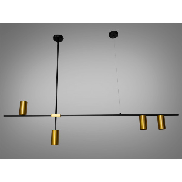 Колоритна новинка, елітна люстра в стилі Лофт, 4 лампи, бронза+чорний Diasha SY1113-4GAB+BK Колоритна новинка, елітна люстра в стилі Лофт, 4 лампи, бронза+чорний Diasha SY1113-4GAB+BK