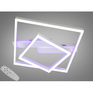 Стельова LED люстра Diasha біла 85W пульт димер Diasha 2548WHLED3colordimmer