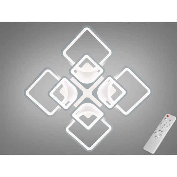 Люстры светодиодные Diasha 8060/4+4WH dimmer-2.4G