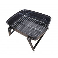 Гриль мангал барбекю угольный с крышкой LV 210715S