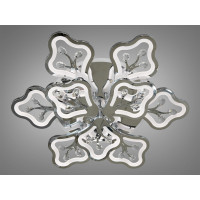Люстра в зал хром Diasha 8149/6+3HRLED3colordimmer