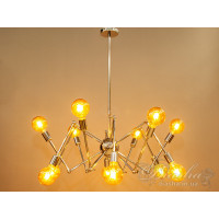 Люстра в стиле лофт паук Diasha 6052/12HR Люстра в стиле лофт паук Diasha 6052/12HR