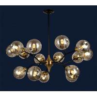 Люстра молекула Levistella  756PR0030-15 BK+BK