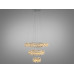 Кришталева світлодіодна люстра-підвіс, 70W Diasha 7896/600+400+200CH