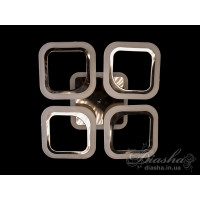 Потолочная светодиодная люстра с пультом квадратной формыDiasha AS8060/4BHR LED 3color dimmer