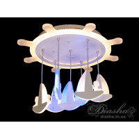 Cветодиодная люстра в детскую Diasha 8162/500WH RGB dimmer 