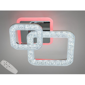 Стельова світлодіодна люстра з пультом, підсвіткою, 40W, золото Diasha 2205/2HRLED3colordimmer