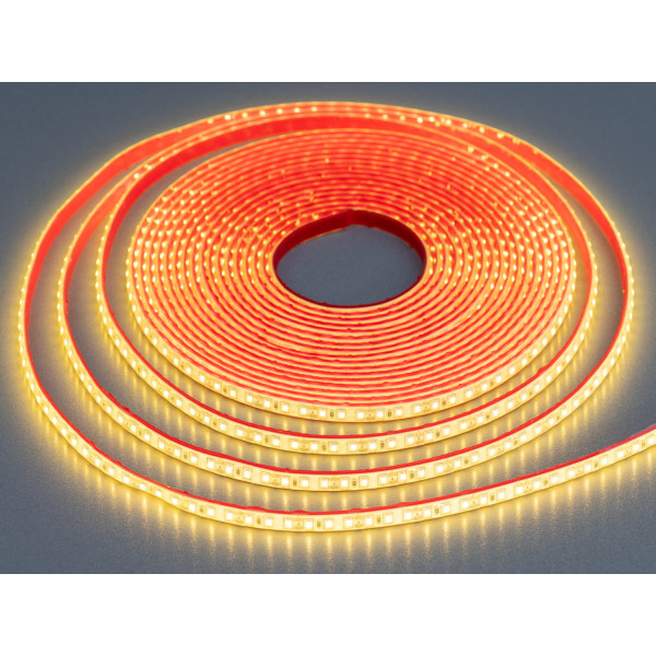 LED стрічка 12в, 120 шт/м, герметична, 8мм, теплий Diasha N12-2835-120-WW-68-8