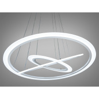 Ексклюзивна новинка, світлодіодна люстра для зали, 115 Вт Diasha 2366-800+600+400WH