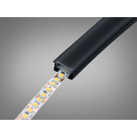 Гнучкий профіль для LED стрічки, накладний Diasha PLS-1510BLACK