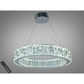 Підвісна люстра Diasha золото кришталь 68Вт LED Diasha 585/600HR