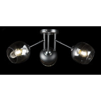 Люстра в спальню с плафонами (BK+CR) Splendid-Ray 286154