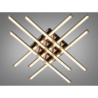 Стельова світлодіодна люстра MX7805 біла 75W три акрилові кільця Diasha SX8255/6BK