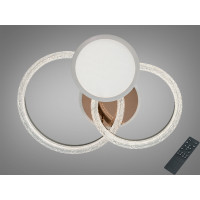 Стельова LED люстра золото 95W пульт 3 кільця 3 режими Diasha 8819/500+400+300 Стельова LED люстра золото 95W пульт 3 кільця 3 режими Diasha 8819/500+400+300