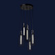 Светильники подвесные с сеткой Levistella 907003F-5 BK (300)