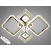 Люстра светодиодная потолочная с пультом в спальню 75W Diasha 2035/2+2HRLED3colordimmer Люстра светодиодная потолочная с пультом в спальню 75W Diasha 2035/2+2HRLED3colordimmer