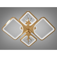 Стельова декоративна LED люстра з комбінованим освітленням, 100W Diasha 8157/2+2GLED3colordimmer