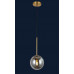Светильник люстра подвесная в стиле лофт шар Levistella 9163415-1 BRZ+BK