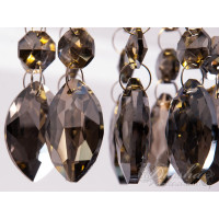 Точковий світильник із кришталевими підвісками Diasha 6042AGD-SM