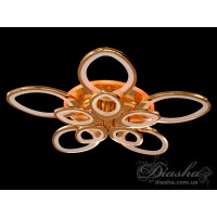 Cветодиодная люстра Diasha 8059/5+5G LED 3color dimmer