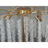 Вишукана настільна лампа, 3 лампи, золото Diasha 605-3TGD