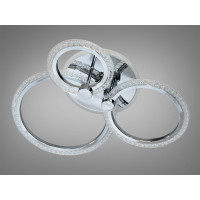 LED люстра з пультом, диммером і кольоровою підсвіткою, 55W, золото Diasha A8180/3HRLED3colordimmer