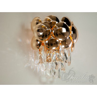 Бра с хрусталем Diasha QS6608B-2G