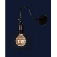 Бра в стиле лофт Levistella 907W011F3-1 BK