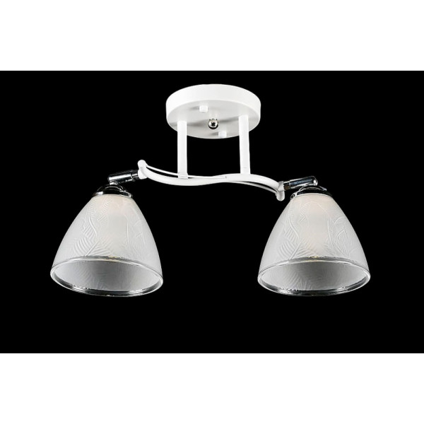 Люстра с плафонами  L07410/2 (WHITE+CHROME) Splendid-Ray
2549