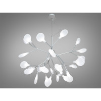 Декоративная люстра в спальню 27 лампочки, хром Diasha HXD8048/27CH