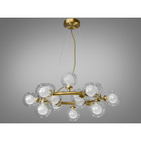 Підвісна люстра в стилі лофт -  Бульбашки, 15 ламп, бронза Diasha LQ7061/15BR