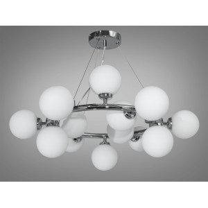 Люстра в стилі Loft - "Бульбашки" на 15 ламп Diasha LQ7063/15CH