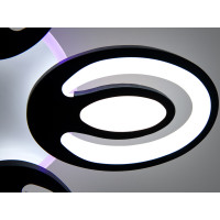 Світлодіодна люстра 8054 Diasha 2528/5BKLED3colordimmer