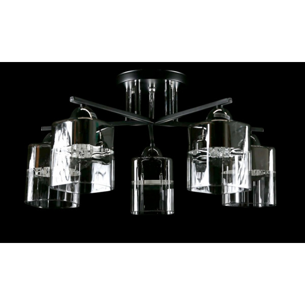 Люстра с плафонами  L8573/5 (BK+CR) Splendid-Ray
234502