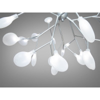 Декоративная люстра в спальню 27 лампочки, хром Diasha HXD8048/27CH