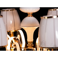 Люстра в зал с подсветкой лед 40W Diasha 8316/8 3000K