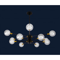 Люстра молекула в стиле лофт Levistella 7526078-12 BK