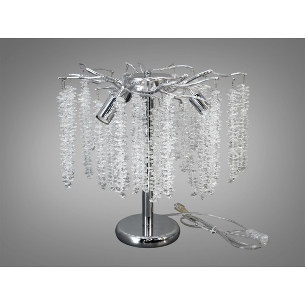 Вишукана настільна лампа, 3 лампи, золото Diasha 605-3TCH Вишукана настільна лампа, 3 лампи, золото Diasha 605-3TCH