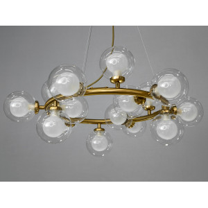 Люстра в стилі Loft - "Бульбашки" на 15 ламп Diasha LQ7061/15BR