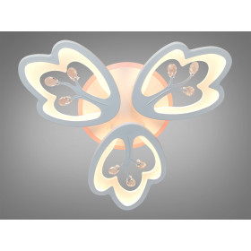 Золота світлодіодна люстра з регулюванням яскравості, пультом, 90W Diasha 8148/3WHLED3colordimmer