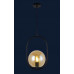 Светильник люстра подвесная в стиле лофт шар Levistella 91640-1 BK+BR