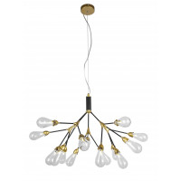 Люстра светильник подвесная в стиле лофт Levistella 918LP268-15 BK+CL