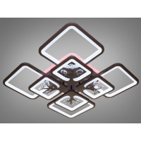 Люстры потолочные в зал с пультом 190W Diasha 8157/4+4CFLED3colordimmer