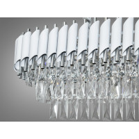 Підвісна люстра Diasha кришталь білий хром 8xE14 Diasha N9001-800x300WH+CH