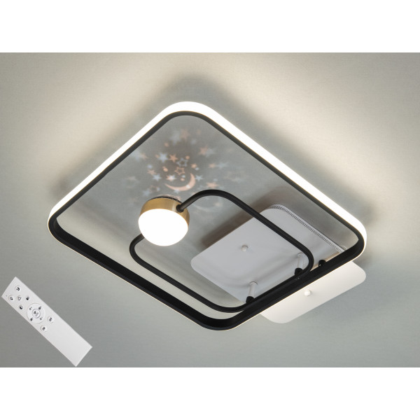 Світлодіодна люстра Diasha MX2989-2BWH+BK